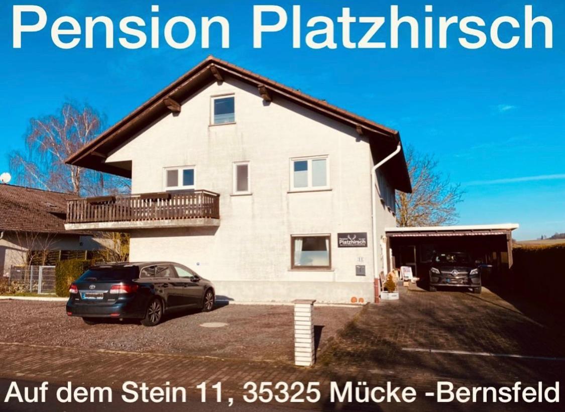 Pension Platzhirsch Mücke Exterior foto